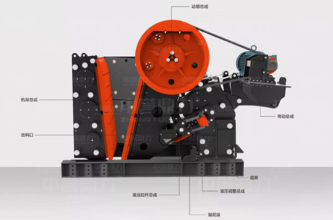 歐版顎式破碎機組成結構