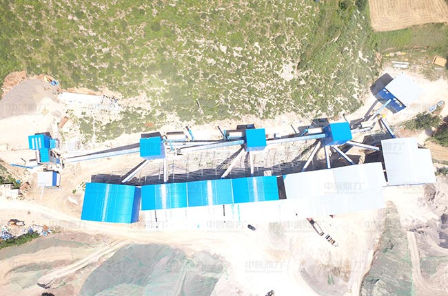 三門峽陜縣封閉式石料加工生產(chǎn)線