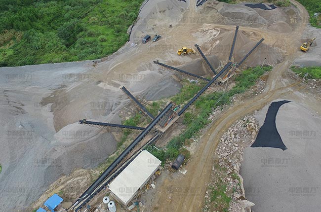 湖南張家界時產300噸鵝卵石機制砂生產線