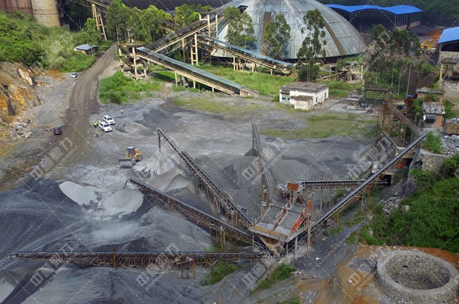 廣西百色田東水泥廠日產3000噸熟料生產線