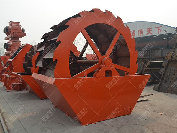 輪斗式洗砂機(jī)實(shí)拍圖展示