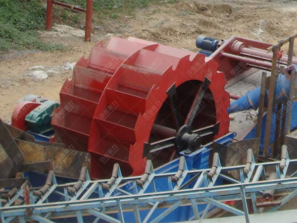 輪斗式洗砂機