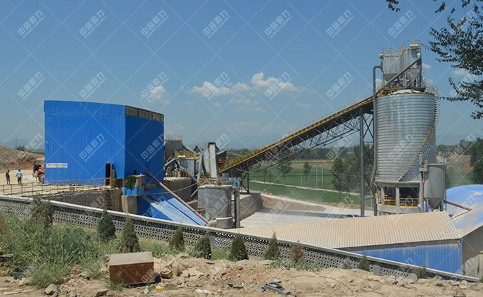 河北邢臺時產(chǎn)800噸骨料生產(chǎn)線