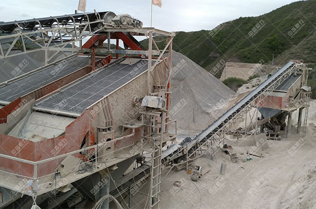 寧夏固原時產800噸石料生產線展示圖5