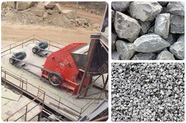 產量500噸石灰石破碎機