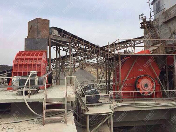 產量500噸石灰石破碎機