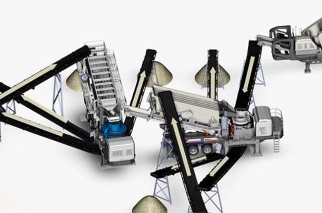 履帶式流動碎石機