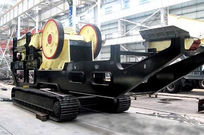 履帶移動破碎機