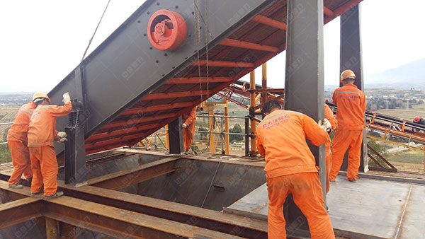 圓振動(dòng)篩安裝調(diào)試