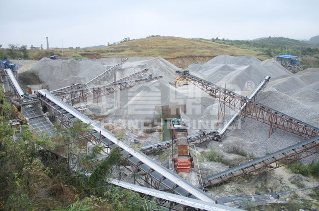 湖南衡陽時產(chǎn)50噸制砂生產(chǎn)線